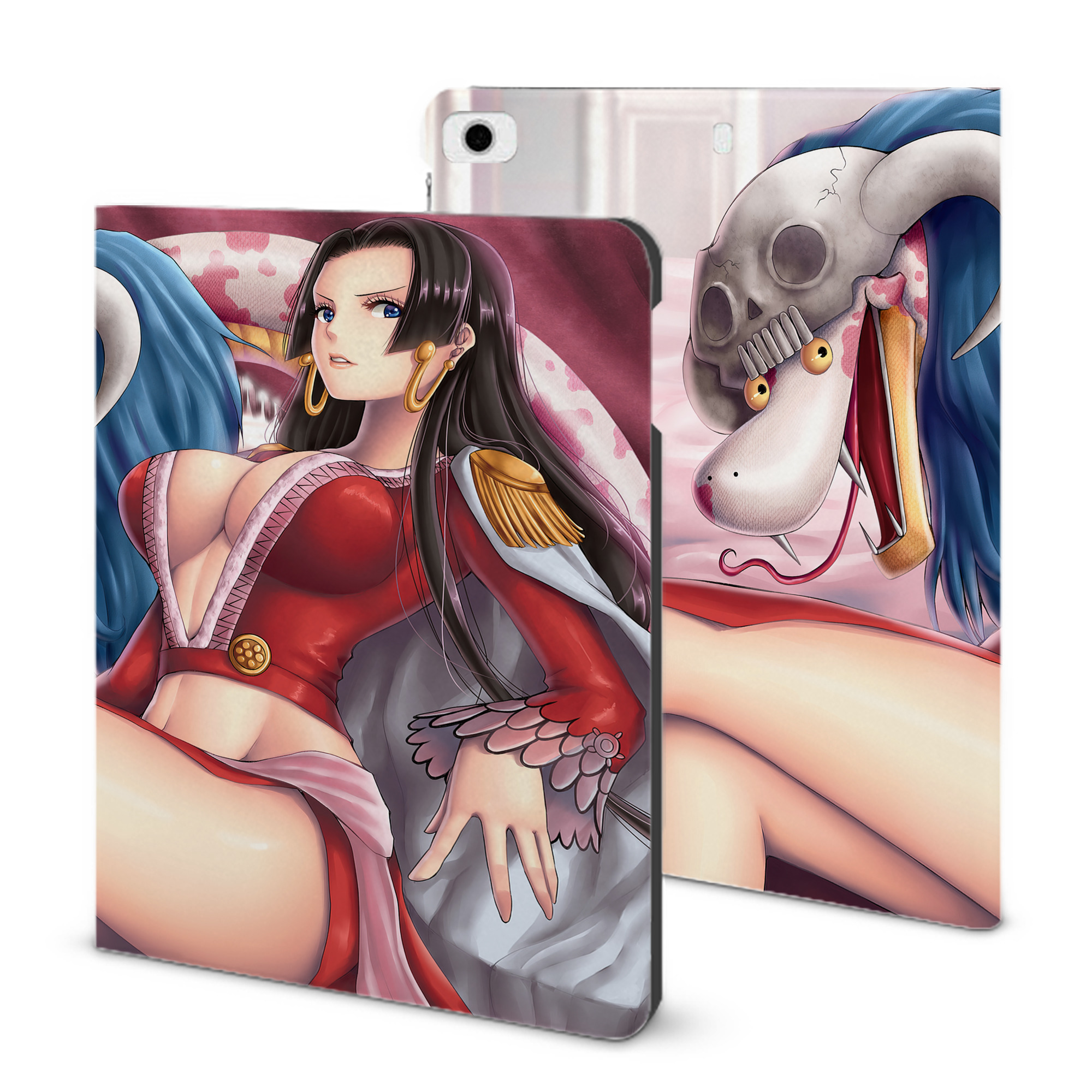 （画像用） ワンピース ONE PIECE IPad ケース ブック型 PUレザー TPU 耐衝撃 軽量 薄型 ペン収納なし 全面保護 IPad 各モデル対応